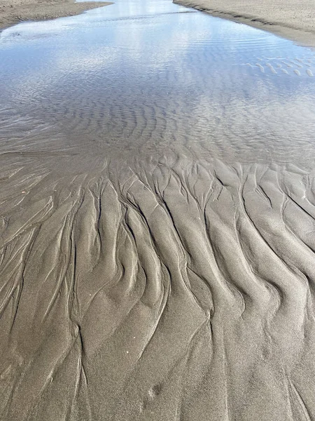 Close Textura Areia Praia — Fotografia de Stock