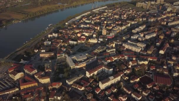 Дріб Язковий Матеріал Району Брко Півночі Боснії Герцеговини — стокове відео