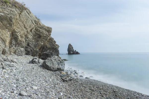 Una Hermosa Foto Las Zonas Costeras Málaga Provincia Andalucía España — Foto de Stock