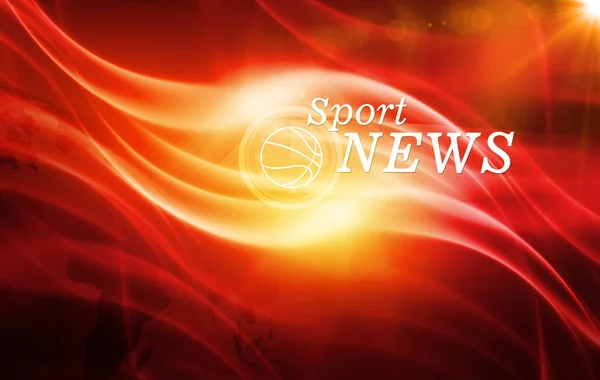 Graphical Digital Sports News Background News Text — Stock Photo, Image
