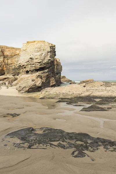 Provincia Della Galizia Spagna Con Sue Bellissime Formazioni Rocciose Costiere — Foto Stock