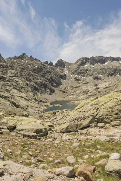 Hermoso Plano Roca Montañosa Sierra Gredos España —  Fotos de Stock