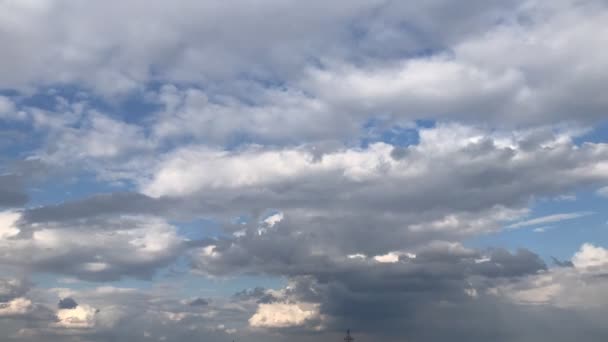 Ciel Bleu Avec Nuages — Video