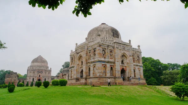 Los Jardines Lodi Con Tumbas Mogoles Delhi India Obras Arquitectónicas — Foto de Stock