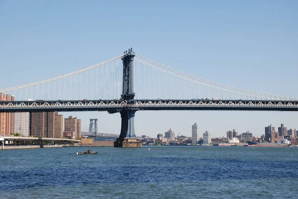 New York City Vereinigte Staaten September 2007 Blauer Pfeiler Der — Stockfoto