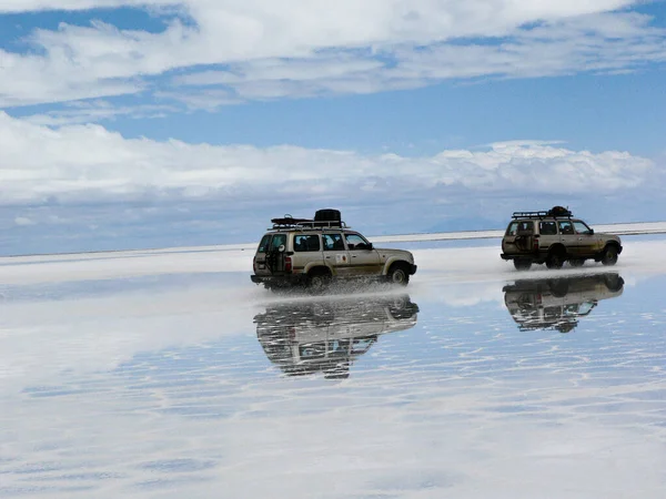 Bolivia Bolivia Gennaio 2021 Avventura Alla Guida Bolivia Saline — Foto Stock