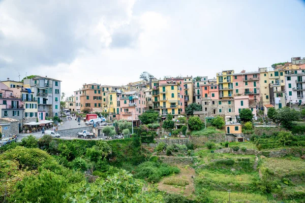 意大利科尼格利市 2020年5月27日 通往意大利科尼利亚村的公路通往许多游客不能继续开车的地方 — 图库照片