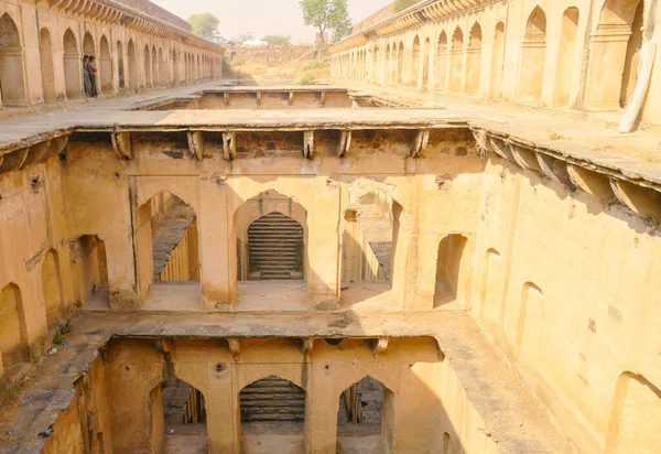 Neemrana Stepwell Στο Rajasthan Ινδία — Φωτογραφία Αρχείου