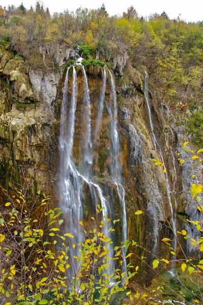 Výstřel Národního Parku Plitvická Jezera Chorvatsko — Stock fotografie