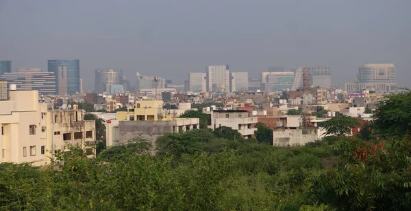 Flygbild Gurgaon Stad Indien — Stockfoto