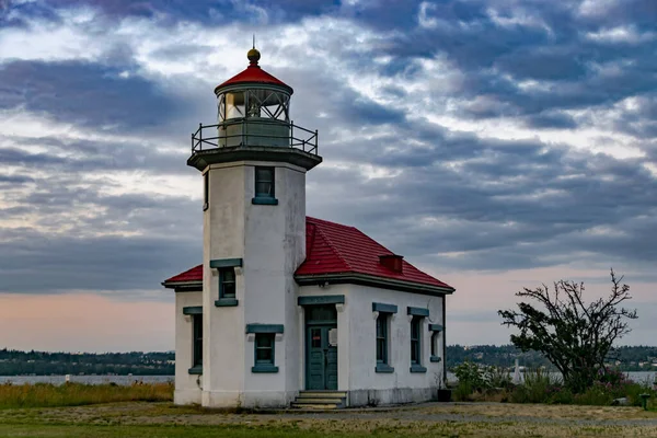 Latarnia Morska Maury Island Vashon Usa — Zdjęcie stockowe