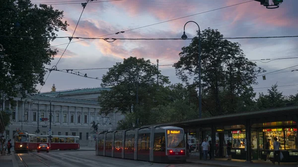 Vienna Áustria Junho 2017 Viena Está Localizada Nordeste Áustria Extensão — Fotografia de Stock