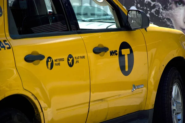 New York City États Unis Mai 2015 Taxi Typique Cabine — Photo