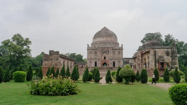 Κήποι Lodi Τύμβους Mughal Στο Δελχί Ινδία Αρχιτεκτονικά Έργα Του — Φωτογραφία Αρχείου