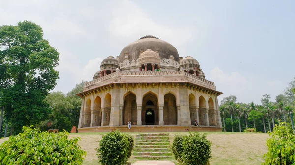 Les Jardins Lodi Avec Tombeaux Moghols Delhi Inde Œuvres Architecturales — Photo