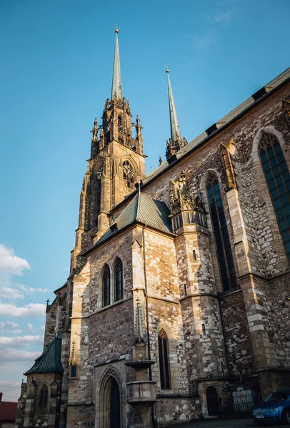 ブルノ チェコ共和国 2021年4月30日 ブルノの旧ゴシック様式の教会 — ストック写真
