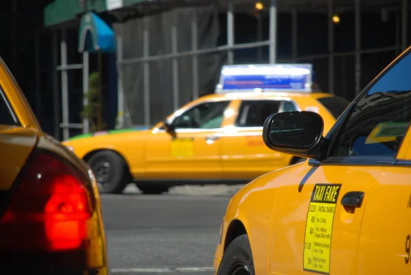 New York City United States Sep 2007 Typical Yellow Cab — 스톡 사진