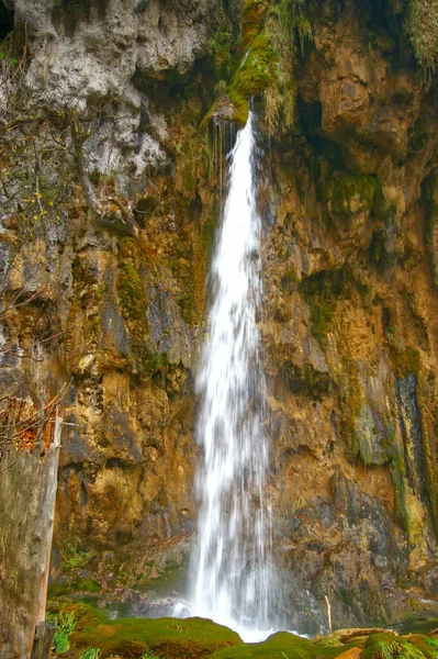 Výstřel Národního Parku Plitvická Jezera Chorvatsko — Stock fotografie