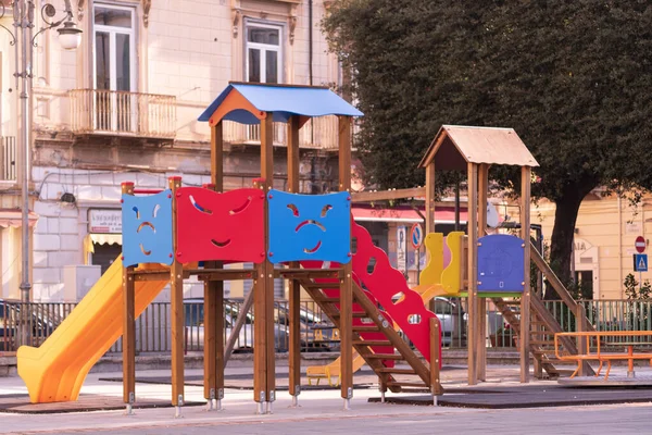 Parque Infantil Livre Cidade — Fotografia de Stock