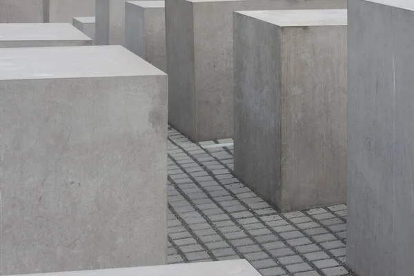 2009年10月10日 德国柏林 2009年10月10日 欧洲被谋杀犹太人纪念碑的细节 — 图库照片
