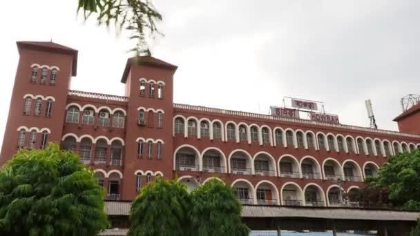 Howrah Bahnhof Einem Bewölkten Tag — Stockvideo