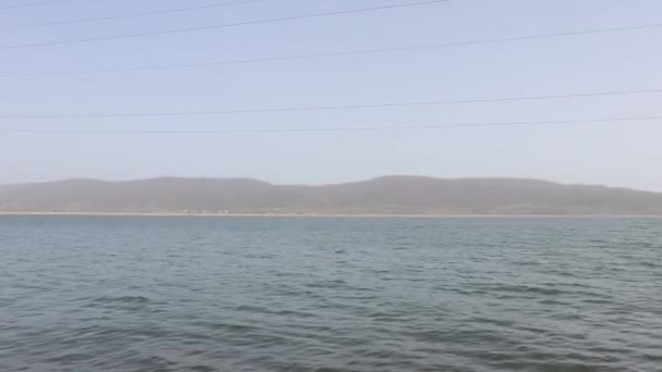 Krásná Krajina Jezerem — Stock video
