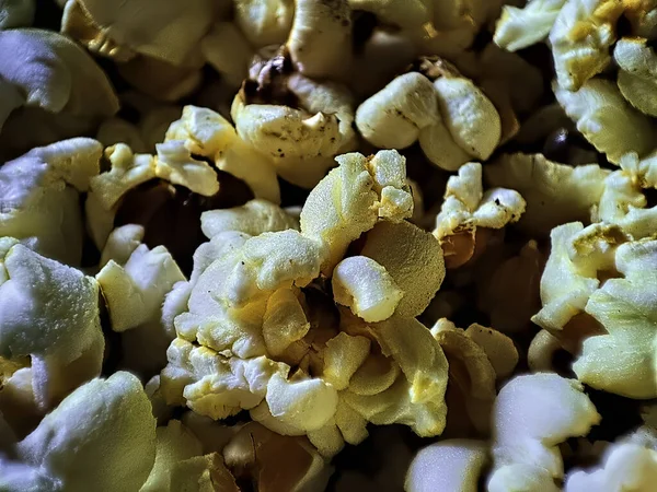 Ein Schuss Popcorn Aus Nächster Nähe — Stockfoto
