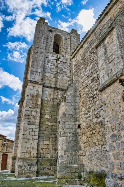 Szent Péter Templom Montealegre Campos Faluban Valladolid Tartomány Spanyolország — Stock Fotó