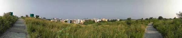 Eine Panoramaaufnahme Der Gurugram Stadt Nordindien — Stockfoto