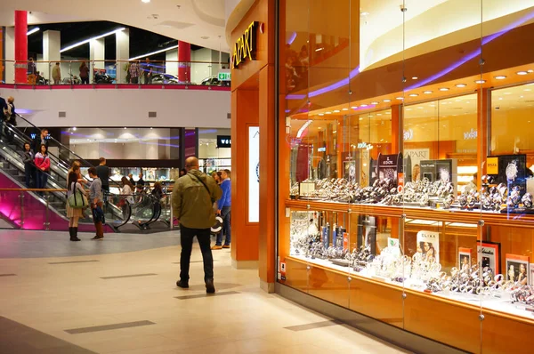 Poznan Polen Okt 2013 Sieraden Winkel Het Winkelcentrum Poznan City — Stockfoto