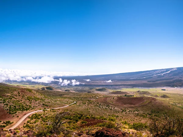 Mesmerizing View Mauna Kea Volcano Blue Sky Hawaii — Stockfoto