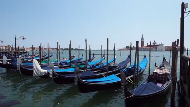 Der Canal Grande Von Venedig — Stockvideo