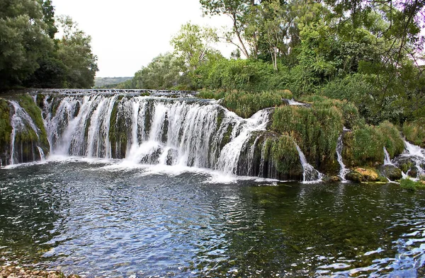 Tiro Kocusa Cachoeira Veljaci Bósnia Herzegovina — Fotografia de Stock