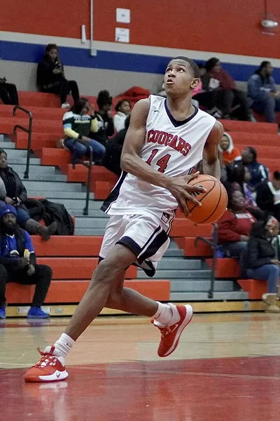 Gary Birleşik Devletler Jan 2019 Gary Indiana Lise Basketbolu — Stok fotoğraf