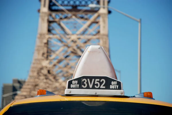 New York City États Unis Mai 2021 Taxi Cabine Jaune — Photo