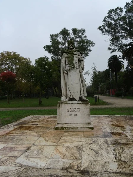 Lisboa Portugália 2021 Május Estatua Del Rey Alfonso Portugal Situado — Stock Fotó