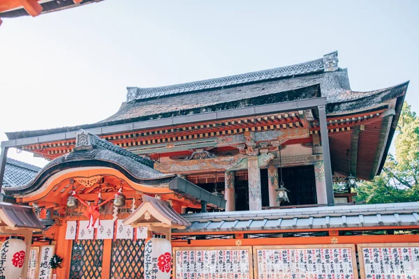 Facade Jishu Jinja Shrine Kyoto Japan — Stock fotografie