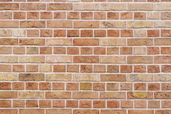 Een Closeup Van Een Zuivere Baksteen Muur — Stockfoto