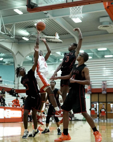 Gary アメリカ合衆国 2019年2月17日 Calmet High School Fall Basketball — ストック写真