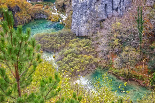 Bom Tiro Parque Nacional Plitvice Croácia — Fotografia de Stock