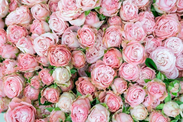 Closeup Shot Bouquet Made Pink Roses — Stock Photo, Image