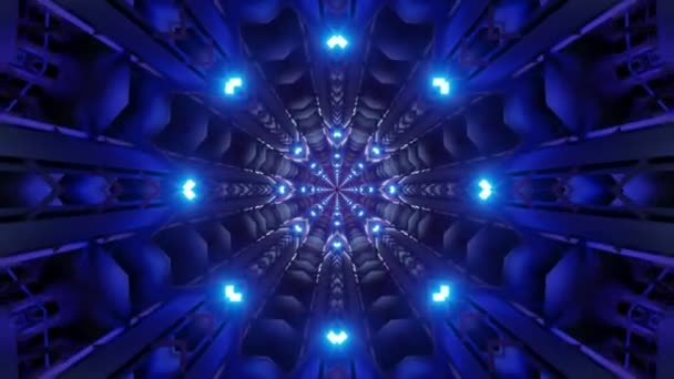 Ein Cooler Futuristischer Hintergrund Mit Neonlicht — Stockvideo