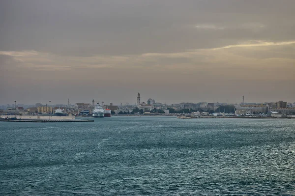 Bonito Paisaje Marino Bari Italia — Foto de Stock