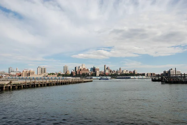Vista Sullo Skyline Brooklyn New York Manhattan — Foto Stock
