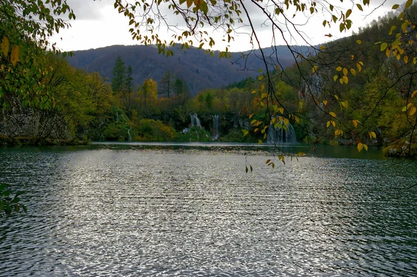 Eine Schöne Aufnahme Nationalpark Plitvicer Seen Kroatien — Stockfoto