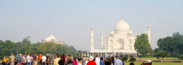 Agra India Nov 2015 Taj Mahal Ivory White Marble Mausoleum — Stock Photo, Image