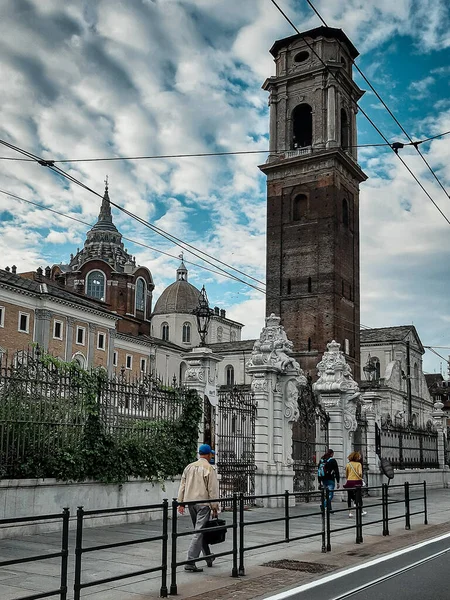 Een Verticaal Shot Van Turijn Cathedral Italy — Stockfoto