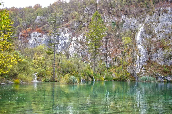 Uma Boa Foto Parque Nacional Dos Lagos Plitvice Croácia — Fotografia de Stock
