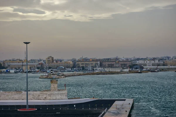 Een Mooie Zeegezicht Bari Italië — Stockfoto