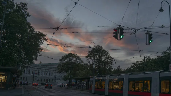 Vien Áustria Junho 2017 Viena Está Localizada Nordeste Áustria Extensão — Fotografia de Stock